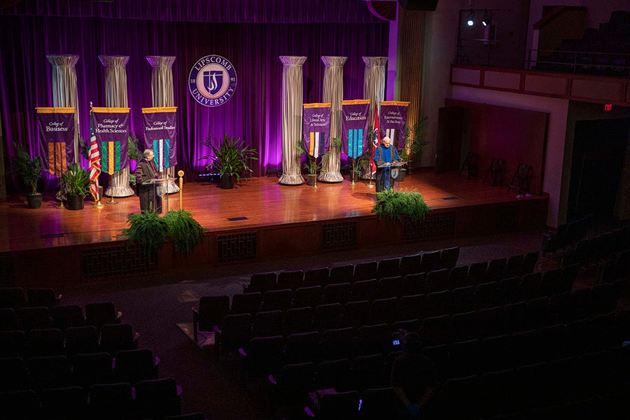 BehindtheScenes at May 2020 Virtual Commencement University